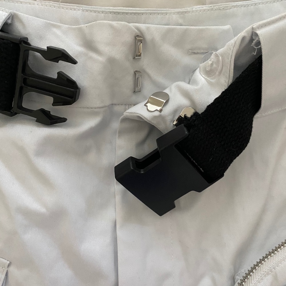 I.AM.GIA Edam Belted Utility Short - White - Picture 10 of 12